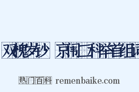 双槐岁钞·京闱二科举首组词是什么意思的图片